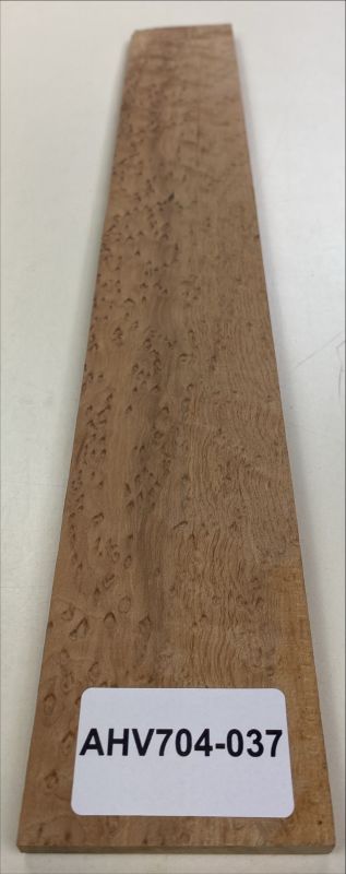 Fretboard Bird's Eye Maple caramel 502x77x9mm Unique Piece #037